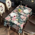 thumbnail image 3 of Pioneer Flower Floral Print Pattern Rectangle Tablecloth 60"x102",Waterproof Polyester Rectangle Table Cloth, Wipeable Spillproof Polyester Tablecloth for Dining, Camping, Indoor and Outdoor, 3 of 6