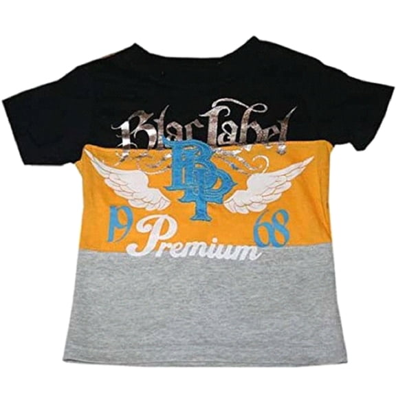 Blac Label Toddler Boys Black T-Shirt Shirt (2T)