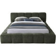 thumbnail image 3 of Pemberly Row Contemporary Soft Olive Chenille Fabric King Bed, 3 of 7