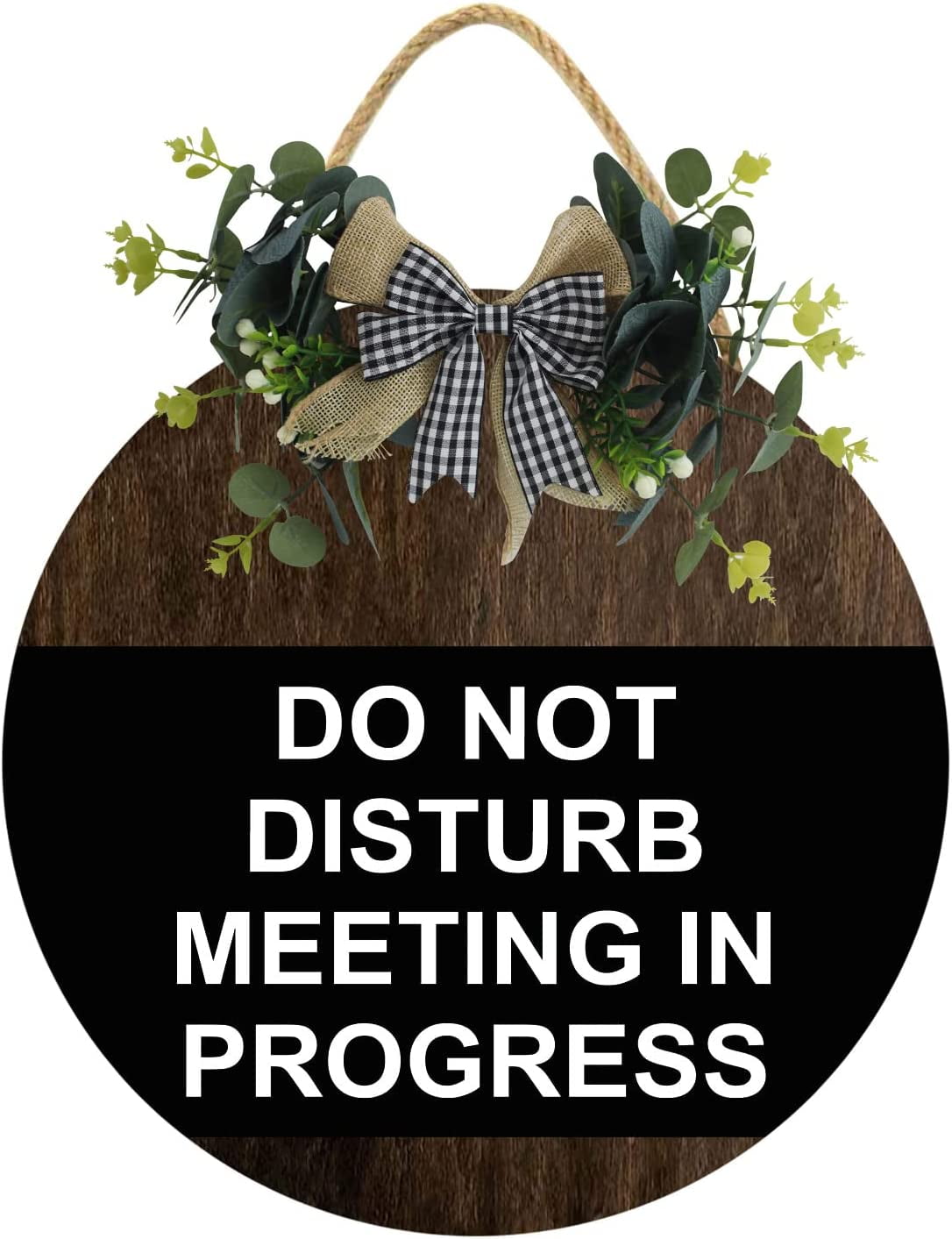 Do Not Disturb Meeting In Progress Sign