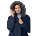 thumbnail image 4 of Woman Within Plus Size Quilt-Lined Taslon Anorak, 4 of 6