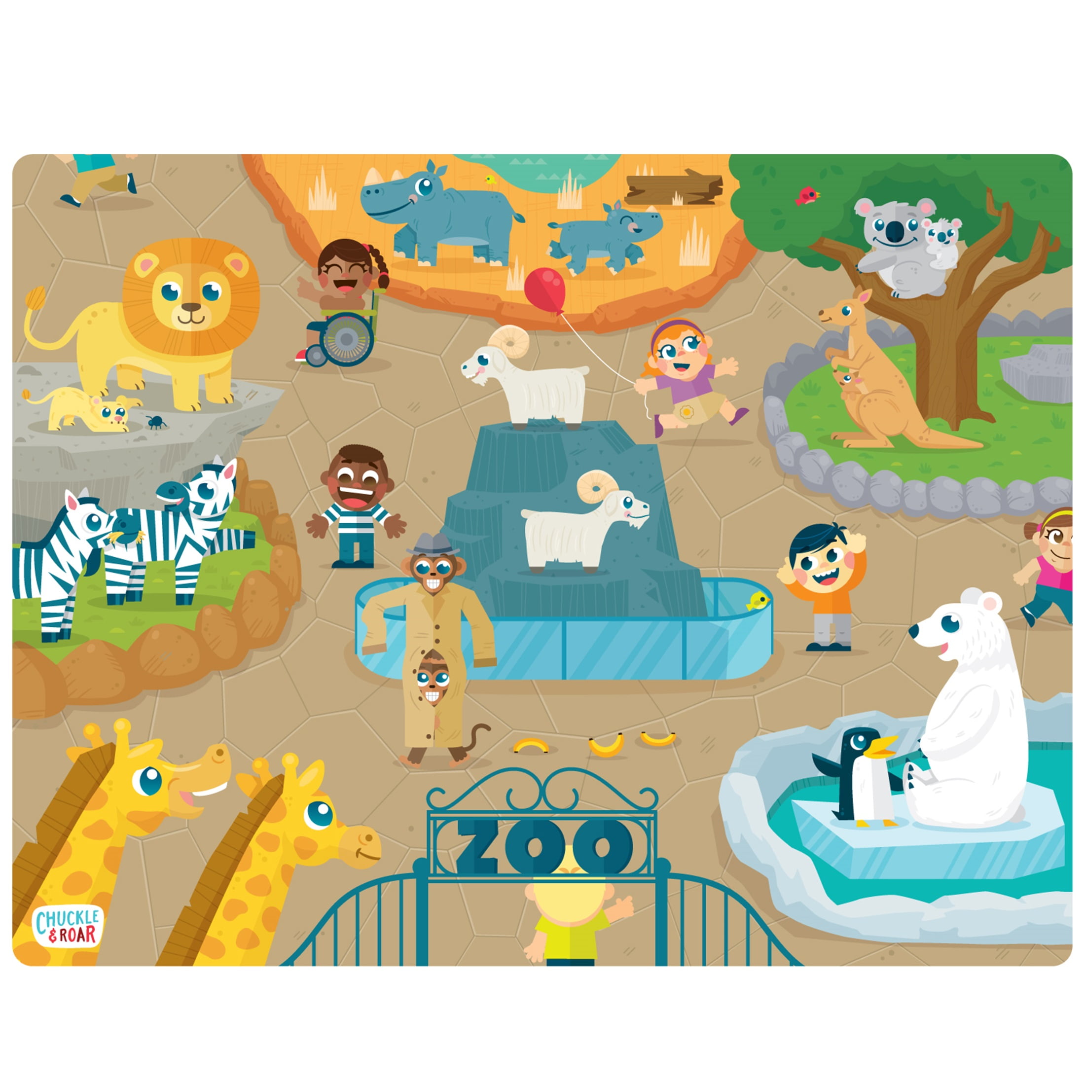 Chuckle & Roar Jigsaw Puzzles for Child Skill Development