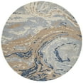 thumbnail image 4 of SAFAVIEH Soho Grosvenor Abstract Runner Rug, Grey/Beige, 2'6" x 8', 4 of 10