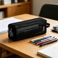 thumbnail image 6 of Back to School Supplies Under 1 Pencil Case Stylish Durable Versatile Zipper Pencil Case Big Storage Pen Organizer for Stationery for Teen Boys Girls School Students #860, 6 of 8