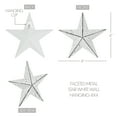 thumbnail image 6 of VHC Brands Patriotic Faceted Metal Star White Wall Hanging 4x4, Independence Day Decor, American Star Design, Distressed Appearance Metal Wall Hanging, Star Shape, Country, Matte White, 6 of 6