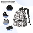 thumbnail image 5 of Picia Beach Large Capacity Backpack Classic Style Backpack Casual Backpack Water-Resistant School Work Travel Outdoor Backpack, 5 of 8