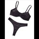 thumbnail image 2 of Conjunto de Ropa Interior Push Up con Aros y Estampado Floral Negro L, 2 of 9