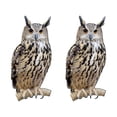 thumbnail image 7 of Joernso 1 Set Owl Pendant Effective Bird Repellent Double-sided Printed Owl Ornament for Garden Patio Windows, 7 of 7
