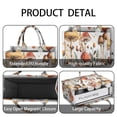thumbnail image 4 of Large Capacity Tote Bag,Red Mushroom Flower White Pattern Handbag Fashion Luxury Tote Bag,15.7"x13"x 5.1" Inches,Laptop Compatible, 4 of 6