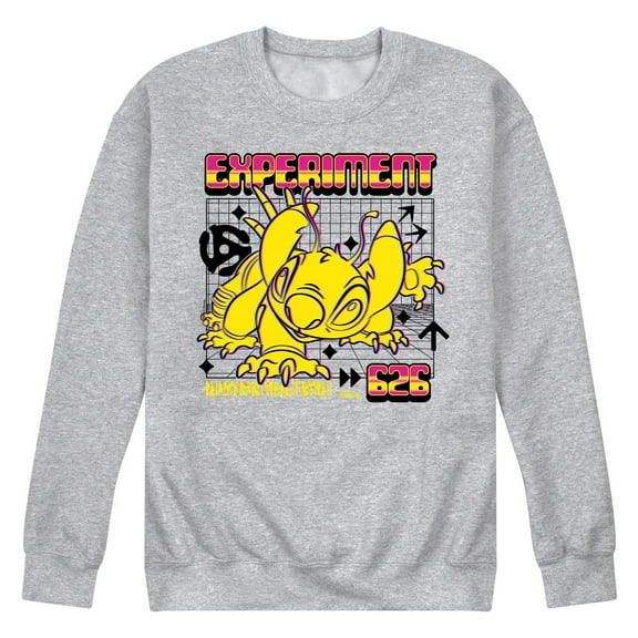 Disney - Lilo & Stitch - Experiment 626 - Men's Crew Neck Fleece Pullover