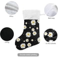 thumbnail image 3 of Coolnut Christmas Stocking Personalized Daisy Large Candy Stocking Hanging Gift Xmas Stockings Decoration 1 PC for Family Holiday Party Ornaments Decor Fireplace, 3 of 7