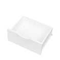thumbnail image 5 of Nightstand, with Integrated Bookshelf and 2 Storage Drawers, Vertical Space-Saving Design for Bedroom and Study, 18.7x13.39x58.11 Inch White, 5 of 11