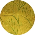 thumbnail image 1 of Ahgly Tapis Rond Lavable en Machine Intérieur Transitionnel Bisque Foncé Marron, 3 Pieds Rond, 1 of 7