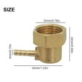 thumbnail image 3 of Quality Brass Barb Hose Tail End Connector for WaterGas Pipe Fitting, 3 of 10