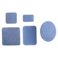 thumbnail image 2 of No-Sew Iron-On patches for clothes – Strong Adhesive Denim Repair Kit, Cut-to-Size Washable Patches for Pants, Jackets, Holes, Tears, Reinforcement, DIY Mending, 5 Sizes, 2 of 9