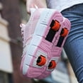 thumbnail image 3 of Yunkctuk Kids Roller Skate Shoes with 2 Detachable Wheels, Sneakers for Boys Girls Birthday Thanksgiving Christmas Day, 3 of 6