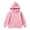 Pink, variant on Kids Bow Print Long Sleeve Hoodie Sweatshirt Casual Pullover Top For Children