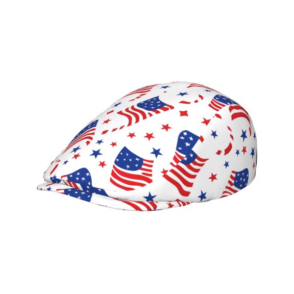 Men'S And Women'S Forward Hats Fit To The Head With An Adjustable Curved Brim Design With A Sweat-Absorbing Band Around The Inside Independence Day Theme Star (13)