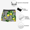 thumbnail image 3 of Fotbe Lemons on Striped Calzoncillos Tipo Boxer con Bolsa de Soporte Total para Hombre, X-Temp Fresco, Transpirable y de Secado Rápido-XX-Large, 3 of 5