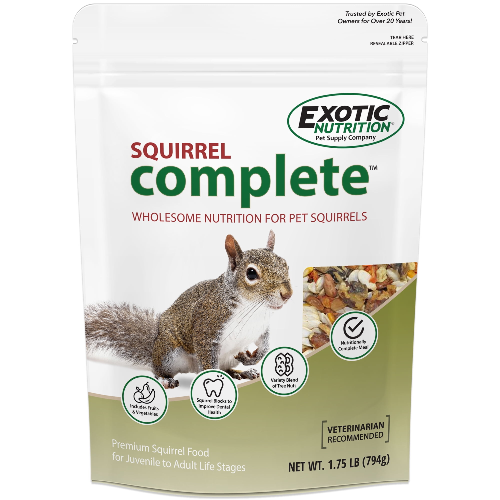 Exotic Nutrition Squirrel Complete 4 lb.