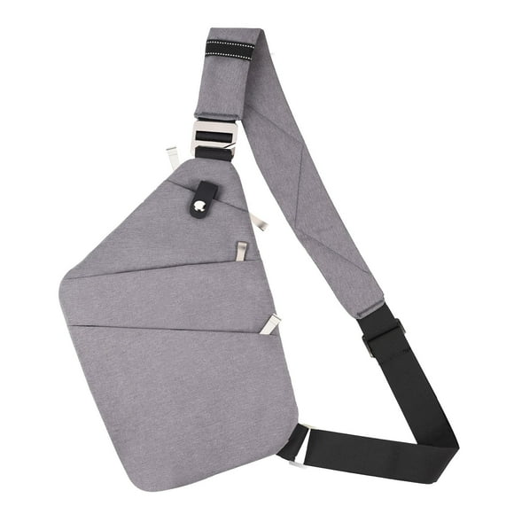 Bandolera antirrobo VADOO impermeable (gris)