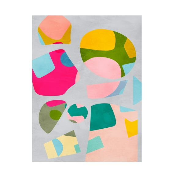 Trademark Fine Art Ana Rut Bre Minimal cutout colorful Canvas Wall Art