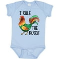 thumbnail image 3 of Inktastic Farmer I Rule The Roost Rooster Boys or Girls Baby Bodysuit, 3 of 5