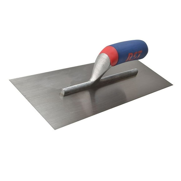 R.S.T. - Plasterer's Finishing Trowel Carbon Steel Soft Touch Handle 13 x 4.1/2in
