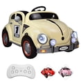 thumbnail image 1 of Montable para Niños Vocho Eléctrico Control Remoto JOYKOO luz 12V - Beige, 1 of 8