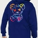 thumbnail image 1 of Sudadera con capucha con estampado de muñeca de oso de dibujos animados, sudaderas con capucha geniales para hombres, sudadera con capucha de diseño gráfico informal para hombres con bolsillo de cangu, 1 of 4