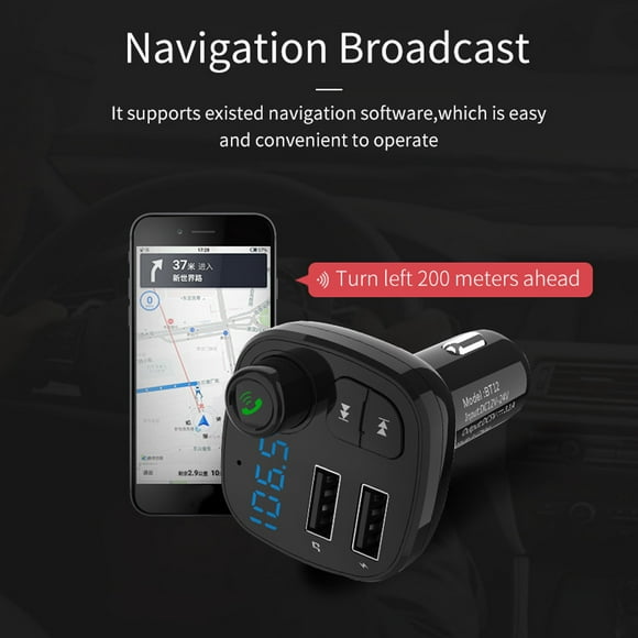 Wireless Charger Car Charger Adapter Wireless Car Charger Wireless Car Fm Transmitter Wireless Radio Adapter Usb Charger Mp3 Player