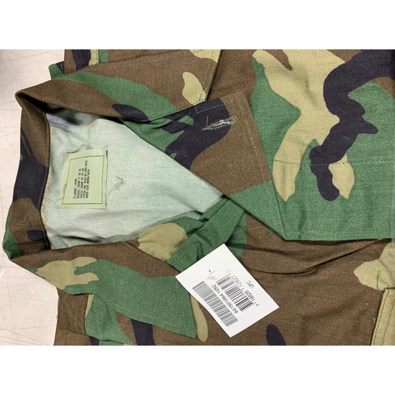 Genuine US Military Issue Woodland Camo BDU Shirt Brand New OR New