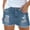 01-Blue, variant on Women's Denim Shorts Mid Rise Distressed Jean Shorts Womens Shorts Stretchy Jeans with Pockets Summer Plus Size