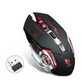 thumbnail image 2 of Thunder Wolf Q13 Charging Mute Wireless Mouse Gaming Business Luminous, 2 of 8