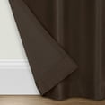 thumbnail image 5 of Eclipse Fresno Blackout Curtain Panel, Back Tab Window Curtain, Thermaweave, (1 Panel), 52 In Wide x 108 In Long, Espresso, 5 of 5