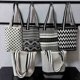 thumbnail image 3 of Zhuge Bolso de hombro tejido para mujer, bolso de mano tejido, bolso de mano tejido elegante para playa de verano, bolsos de hombro de 7,87 x 0,78 x 11,81 pulgadas (estilo H), 3 of 5