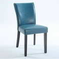 thumbnail image 2 of Chintaly Imports Bonded Leather Set Of 2 Parsons Chair MICHELLE-PRS-SC-BLU, 2 of 2