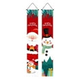 thumbnail image 4 of Decoración colgante de puerta de pared de Navidad Decoración de escena multipropósito Accesorios de fondo Regalo Adornos colgantes Pareado para Estilo G Gloria Decoraciones pareado, 4 of 7