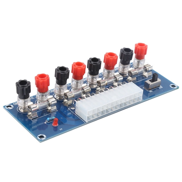 ATX Power Board Stable Structure Safe Power Supply Breakout Module Useful And Practical With 24 Pins For In Your Life ANGGREK Eléctricas