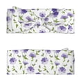 thumbnail image 3 of Pofeuu Purple Chicory Print Baby Headband, Baby Girl Headbands Soft Hairbands Baby Girl Accessories for Newborn Infant Toddler, 3 of 5