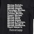 thumbnail image 3 of Forrest Gump - Bubbas Shrimp List - Men's Short Sleeve Graphic T-Shirt, 3 of 5