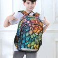 thumbnail image 6 of FORMRS School Backpack 17" Student Travel Bag with Laptop Compartment, Colorful Dragon Scales Pattern, 6 of 7
