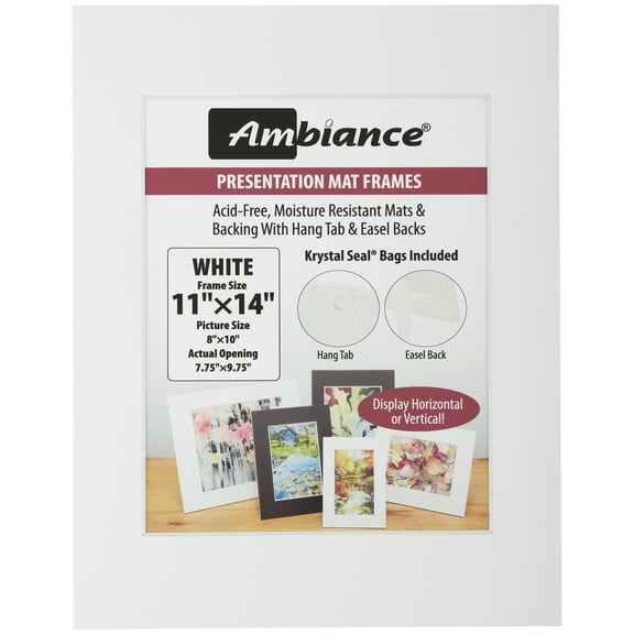 Ambiance Framing 5-Pack Mat Frame - Assorted Sizes & Colors