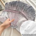 thumbnail image 4 of Twin XL Size Fitted Sheet Set - Pink Grey Abstract 2 Piece Bedding Sets 16" Deep Pocket Fitted Sheet with 1 Pillowcases, Modern Minimalist Smear Art Brushed Microfiber Hotel Luxury Bed Sheets, 4 of 9