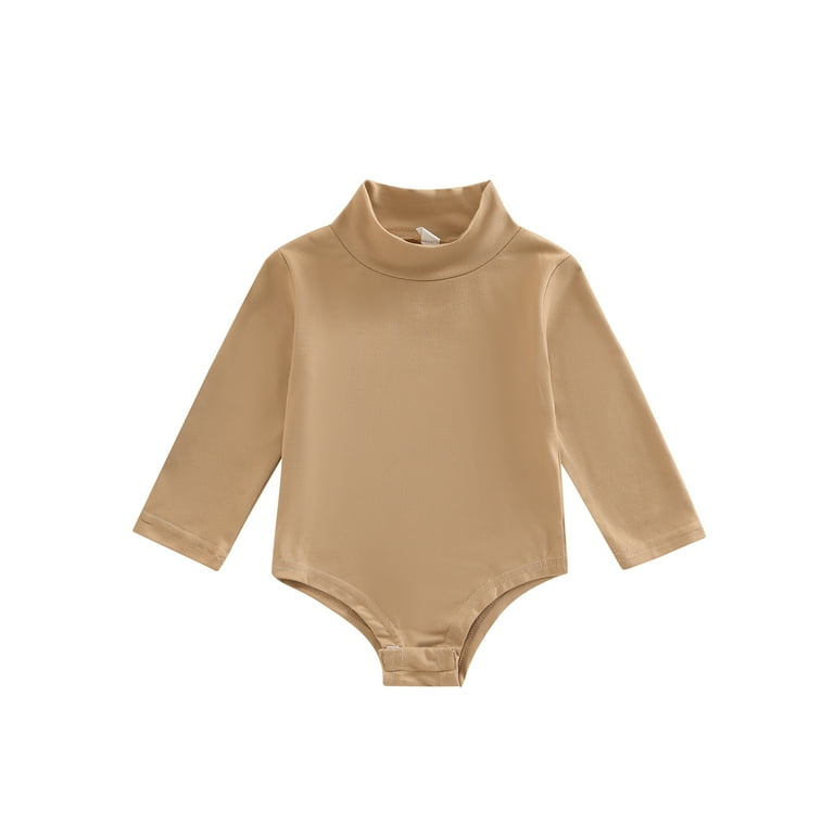 Infant Baby Spring Romper, 12 18 24M Solid Color Long Sleeve