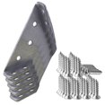 thumbnail image 2 of JWshufel 5 Pcs Équerre d'Angle Multifonction en Acier Inoxydable pour Support de Meubles Conception Trapézoïdale Durable Installation Facile pour Étagères Portes Tables Armoires Accessoires, 2 of 2