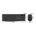 thumbnail image 2 of K-Snake WK800 Wireless 2.4G Keyboard Mouse Set Black, 2 of 5