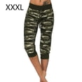 thumbnail image 4 of Mujeres Pantalones Yoga Pantalones deportivos al aire libre interior Pantalones recortados Ejercicio Jogging Drawstring Cintura ajustable Leggings Gimnasio Ropa verde XXXL seitruly OD003018-30, 4 of 7