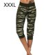thumbnail image 4 of Mujeres Pantalones Yoga Pantalones deportivos al aire libre interior Pantalones recortados Ejercicio Jogging Drawstring Cintura ajustable Leggings Gimnasio Ropa verde XXXL Eigraketly OD003018-30, 4 of 7