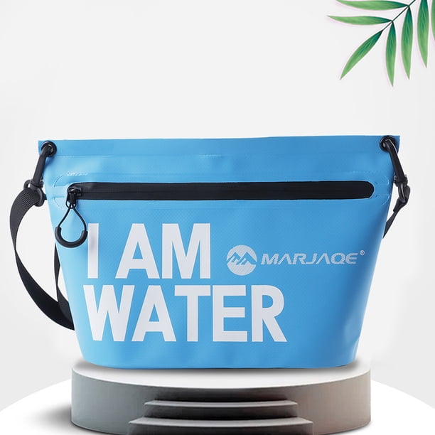 Bolsas De Natación Paquete de hombro de buceo impermeable con cremallera de PVC para deportes al aire libre (azul) Sywqhk Para Estrenar